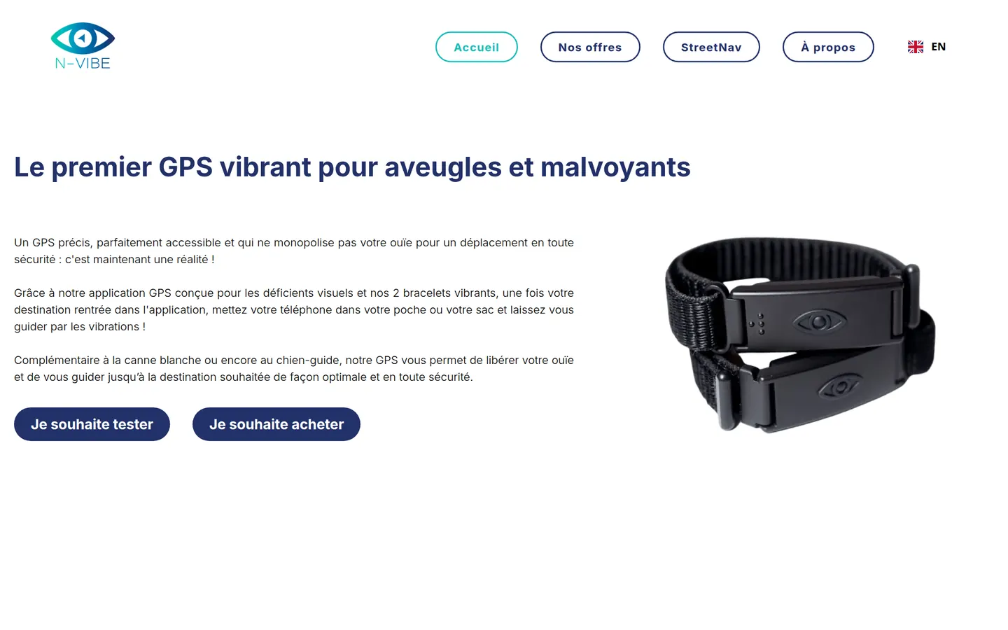 Aperçu du site N-Vibe